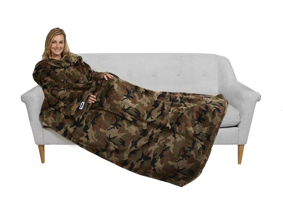 Green Camo 60 x 80 in. Blanket G7559