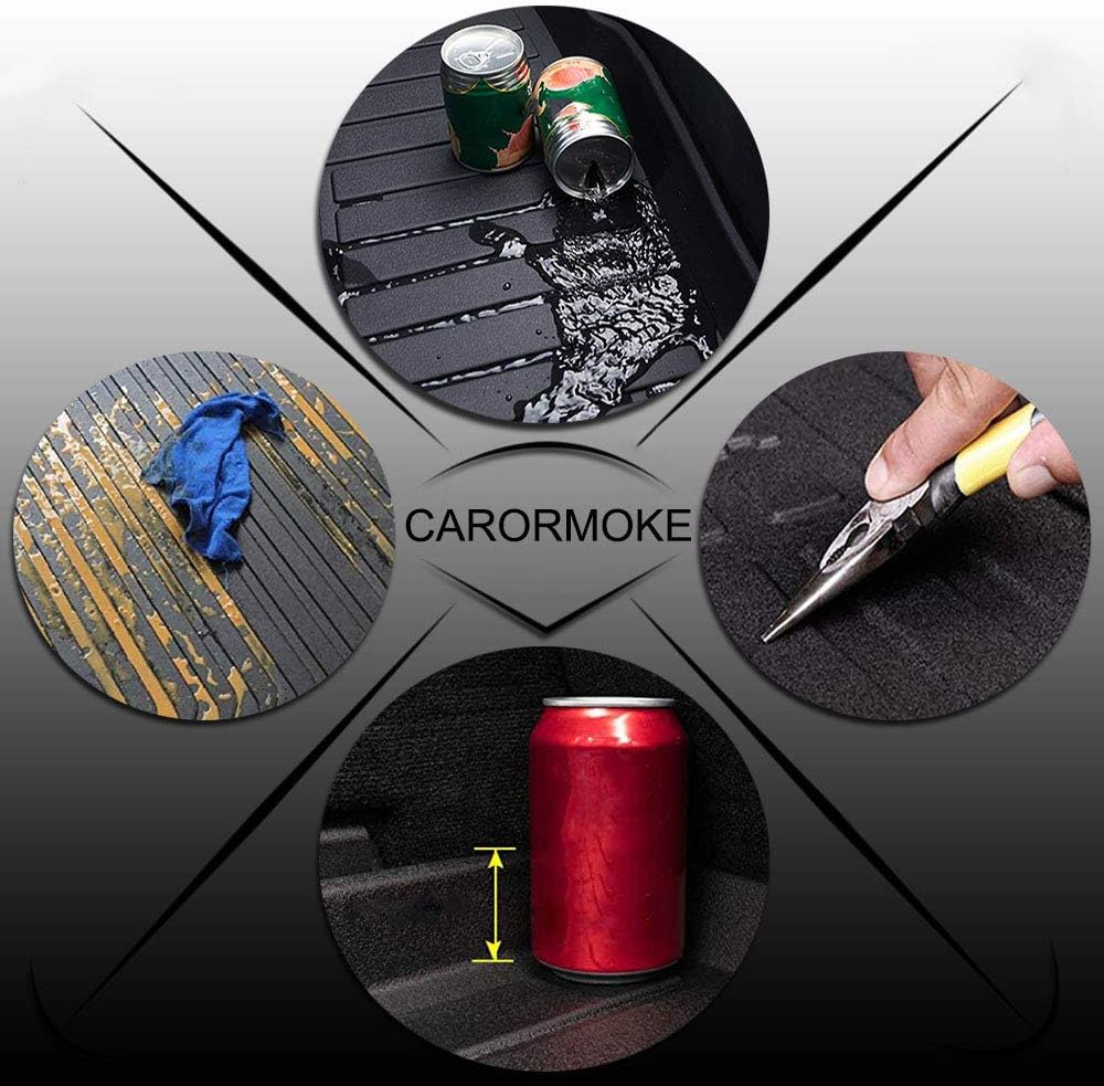 Black Cargo Liner Trunk Mat Pack of 2 G2622