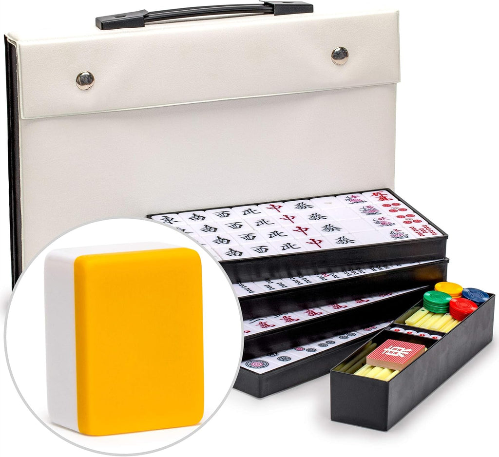 Japanese Riichi Mahjong Set with Vinyl Case S102783