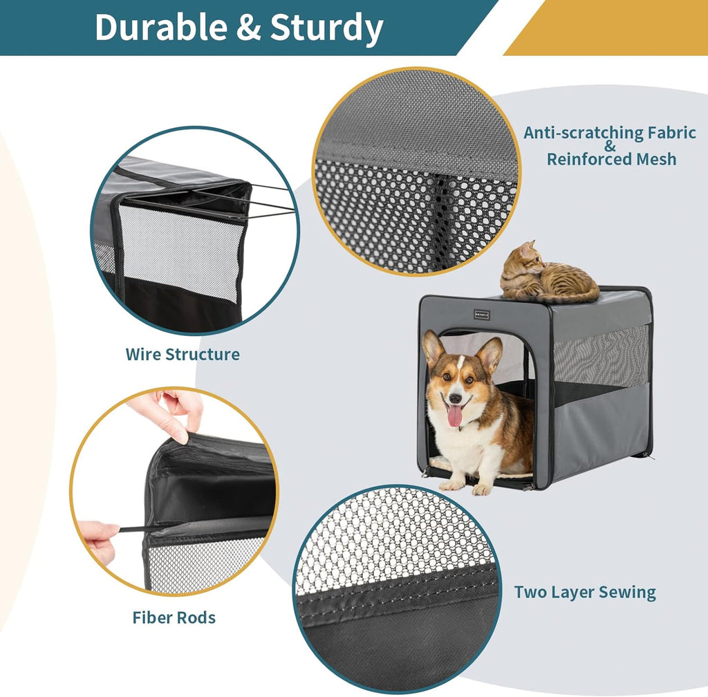 Collapsible Large Dog Travel Crate Y514493