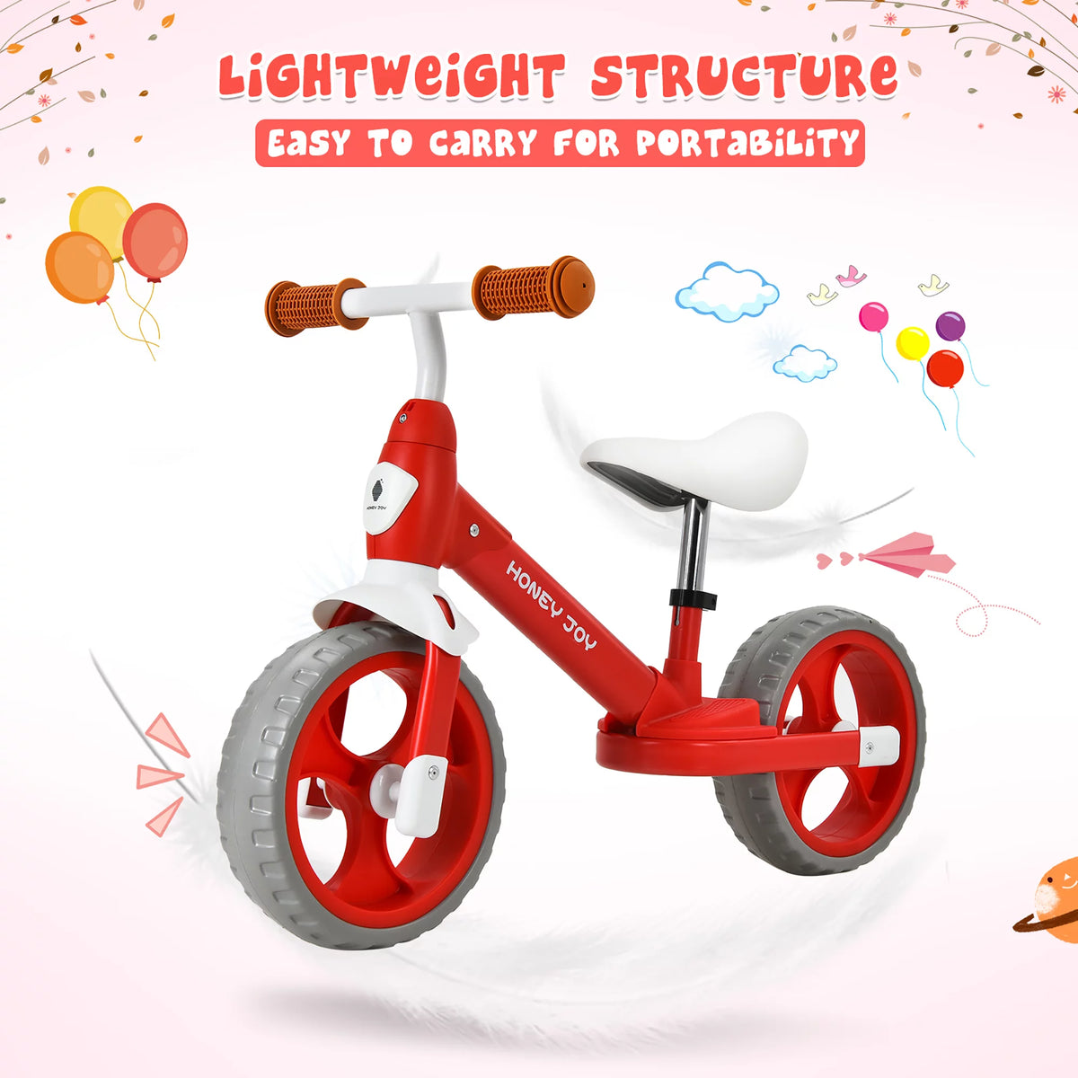 Kids Balance Bike with Feetrests Q14319