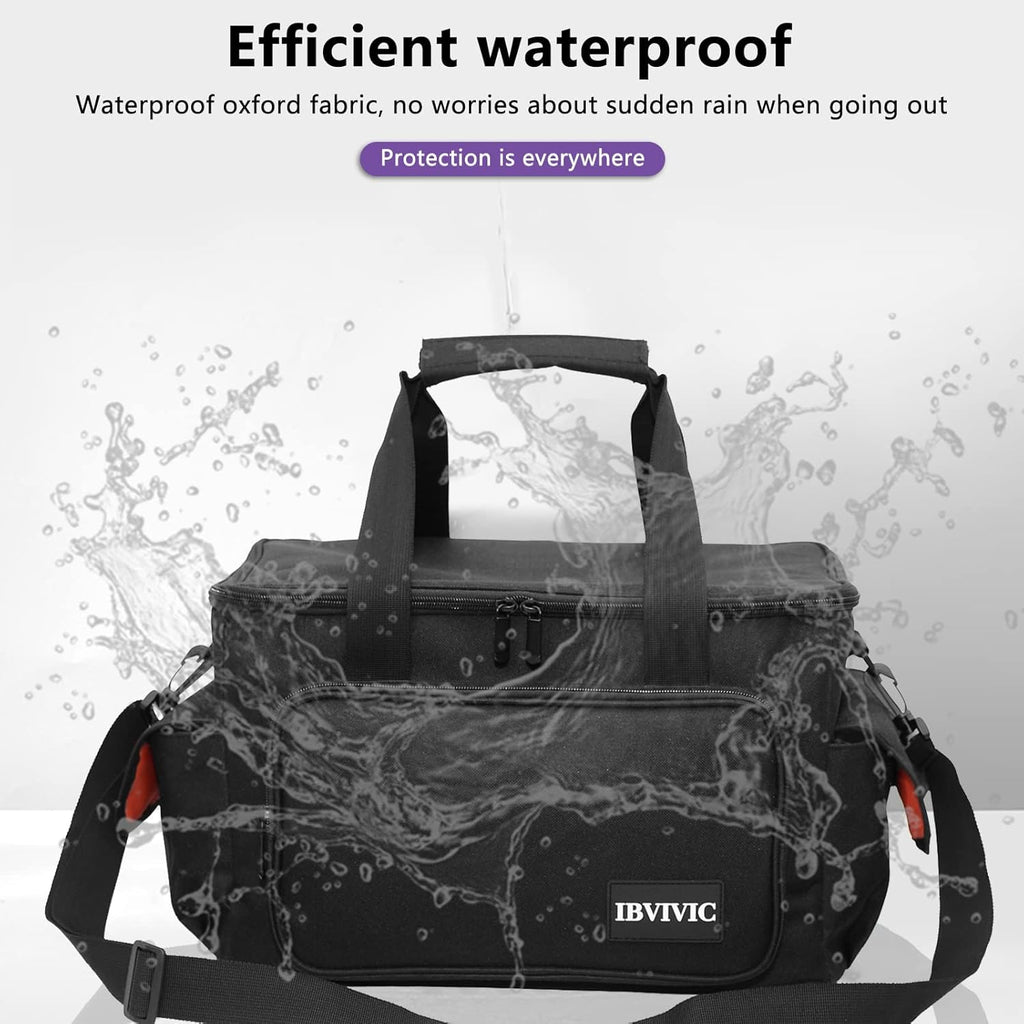 Cable File Bag with Adjustable Dividers and Double Separate Bags C759268