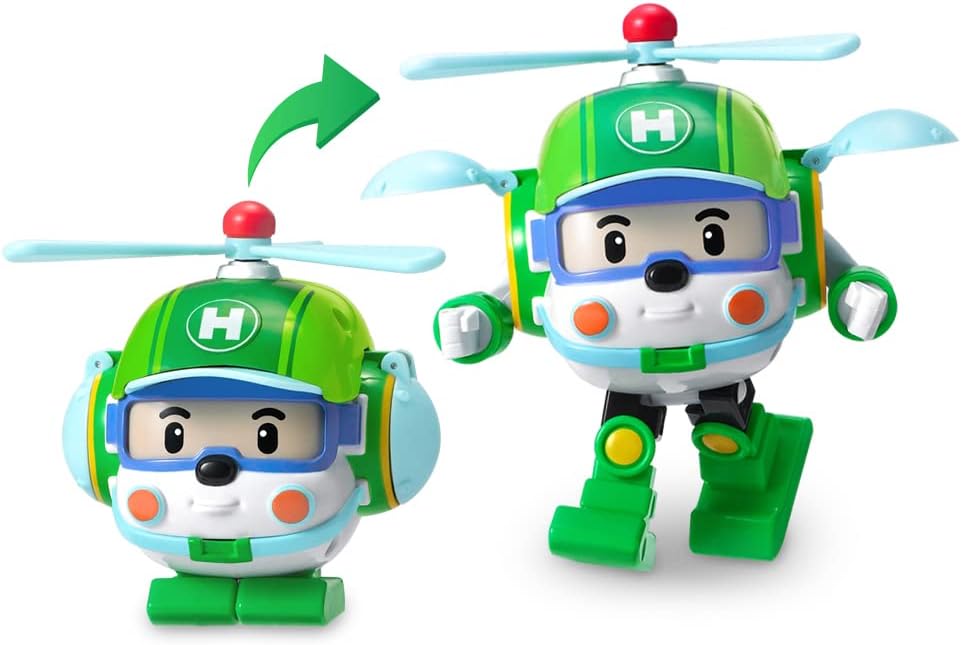 4 Pack Transforming Robot Action Toy Figure O692