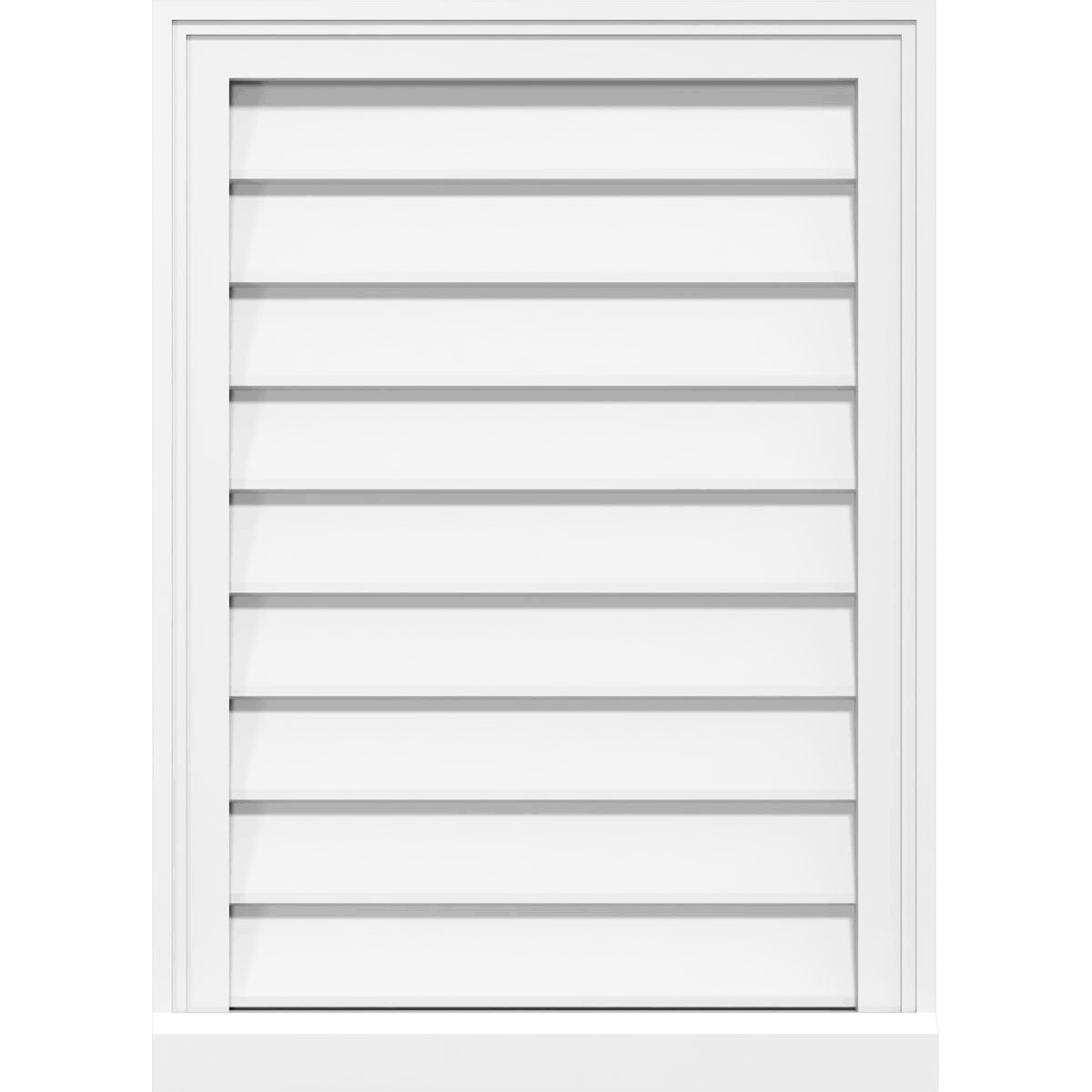 22x22W x 18x22H PVC Gable Vent O54719