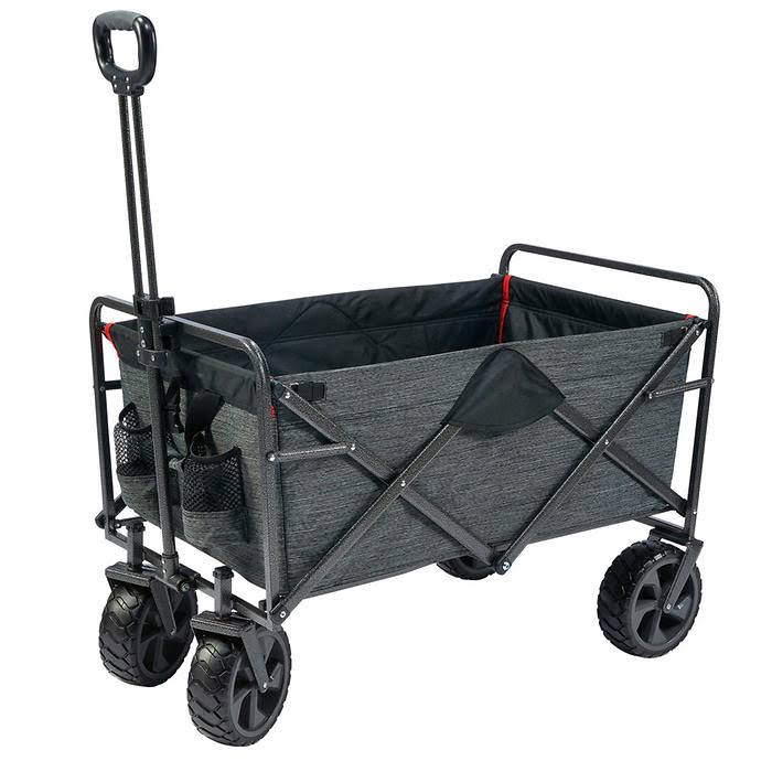 XL Folding Wagon with Cargo Net I593