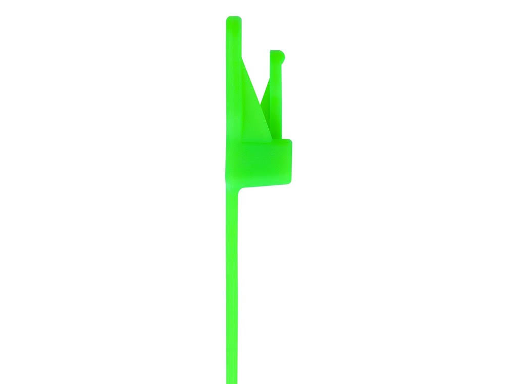 16 inch Fluorescent Green Releasable Cable Tie B310