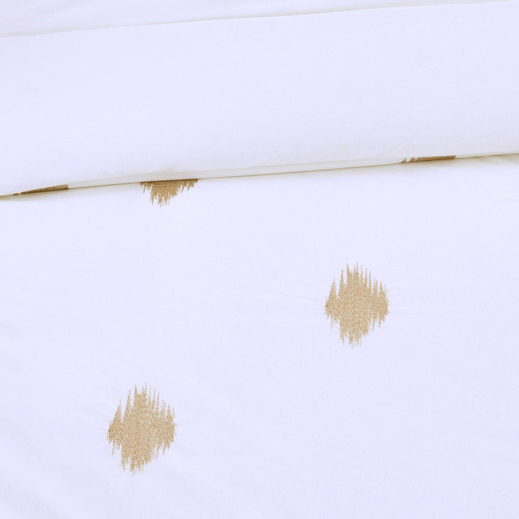 3 Piece Cotton Percale Duvet Cover Mini Set Full/Queen H768325