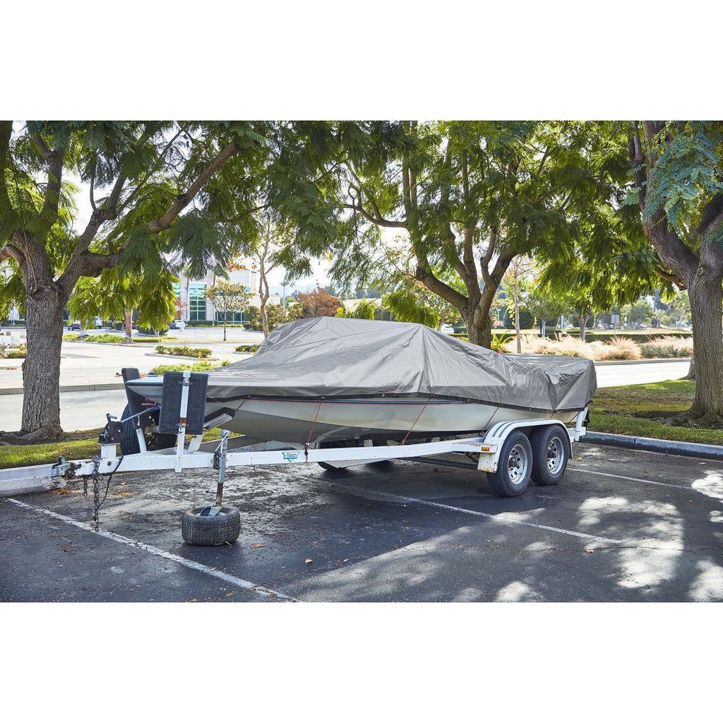 12 ft. x 20 ft. Silver and Black Weather-Resistant Tarp S9061