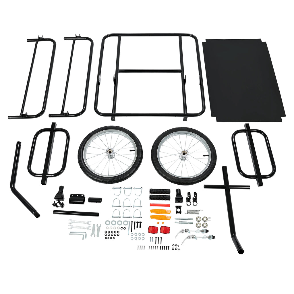 Foldable Bike Cargo Trailer with 16'' Wheels K719