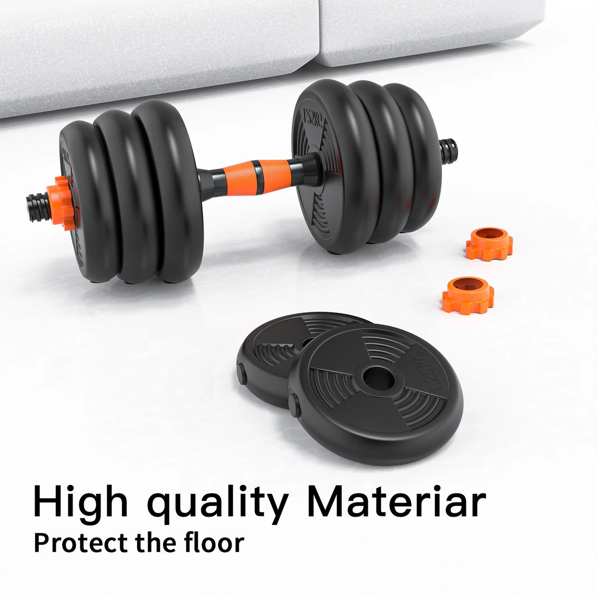 66LBS 4 in 1 Adjustable Dumbbell Set with Connecting Rod T59125