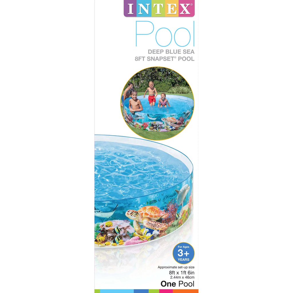 8 x 18 Deep Sea Blue Kiddie Pool A771