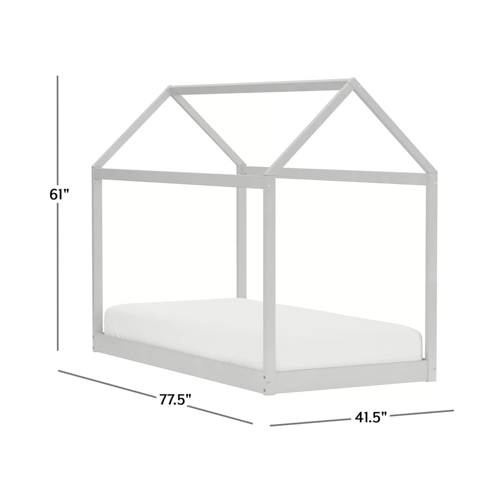 Pink Canopy Twin Bed C78678
