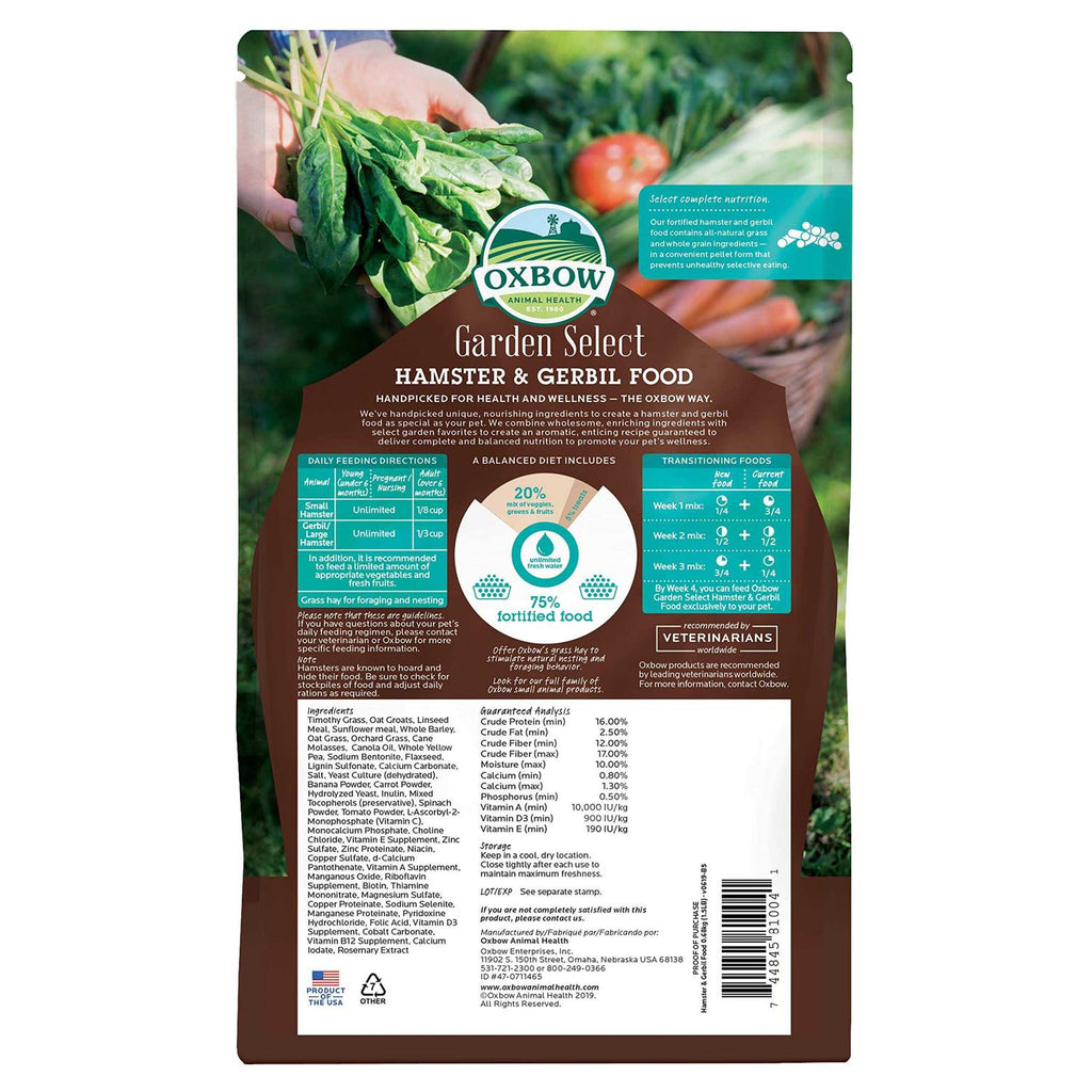 Garden Select Gerbil & Hamster Food S668872