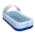 Large Inflatable Family Swimming Pool with Awning E6362