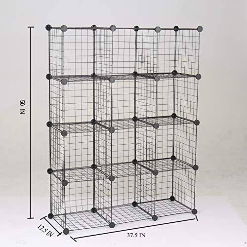 12 Cube Wire Storage Organizer A42239