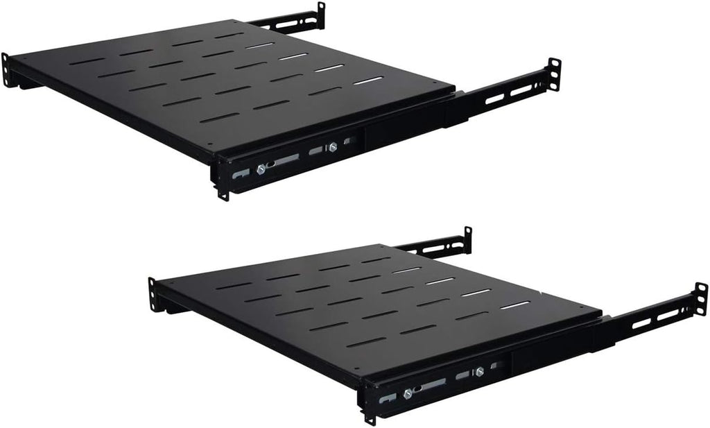 19'' Wide Fixed Shelf for Server Cabinet, 2 Pack P8120