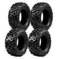 Set of 4 All Terrain ATV UTV Tires, 25x8-12 Front & 25x10-12 Rear, Tubeless U34503