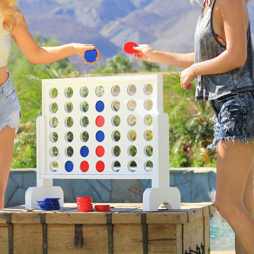 Giant 4-in-a-Row Game with Carrying Case O74612