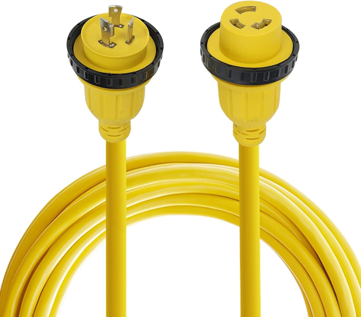 25ft 30Amp 125V Black Heavy Duty Electrical Power Cord D57968
