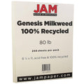 Recycled Cardstock 8.5 x 11 80lb 250/Pack I40340