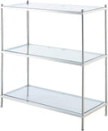 3 Tier Glass Bookcase S71655