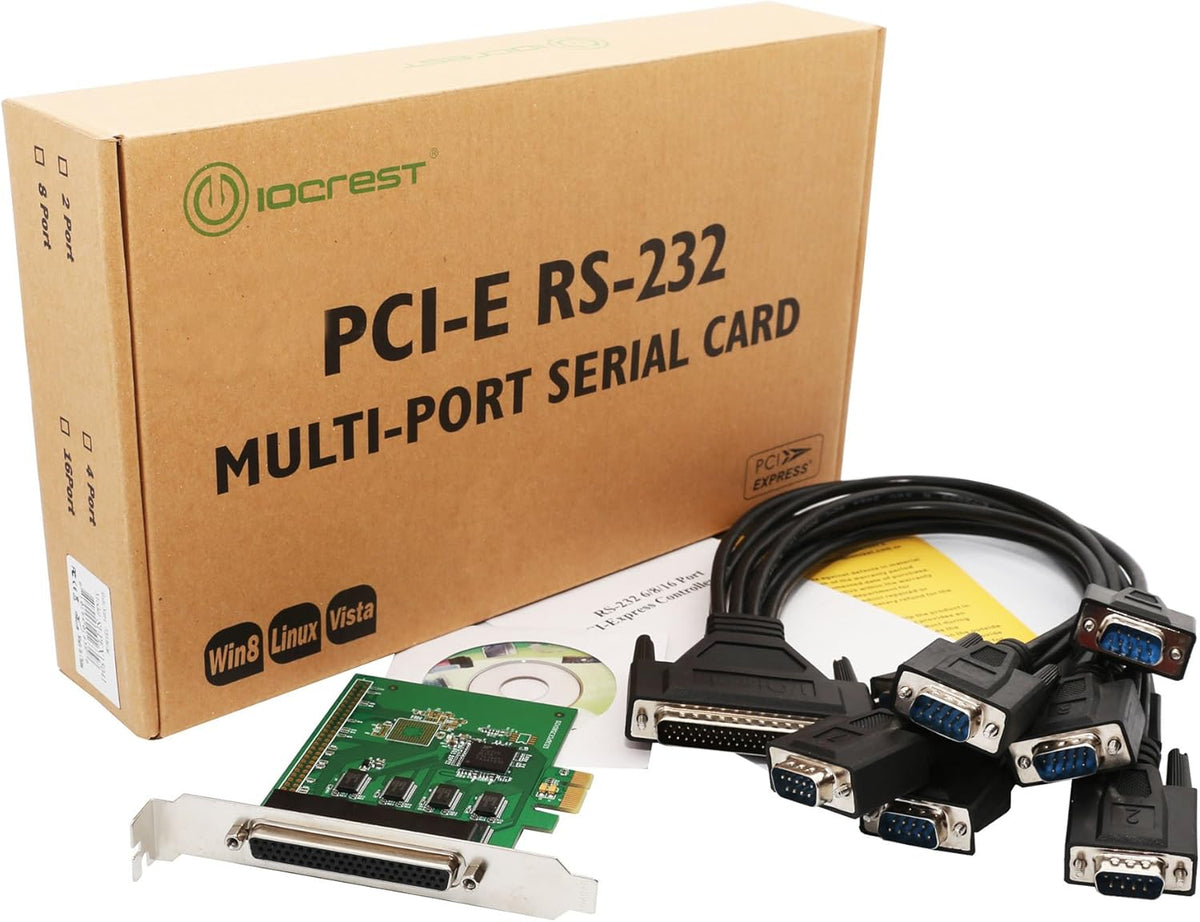 8 Port PCI-Express Serial Card E4978