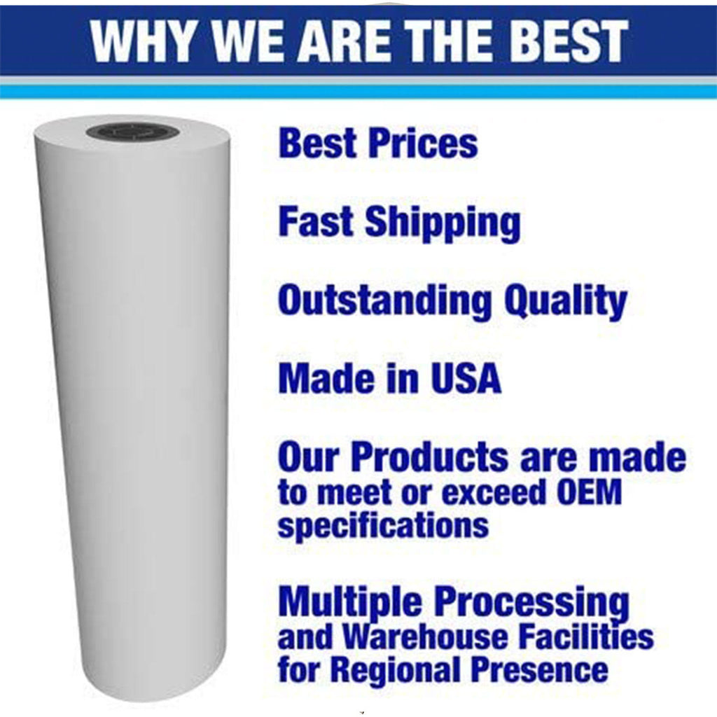 20# Inkjet Bond Wide Format Roll Carton of 4 Rolls A90621