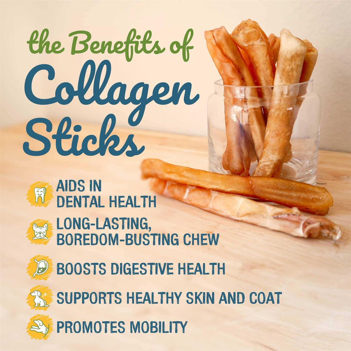 Natural Collagen Sticks for Dogs G4034