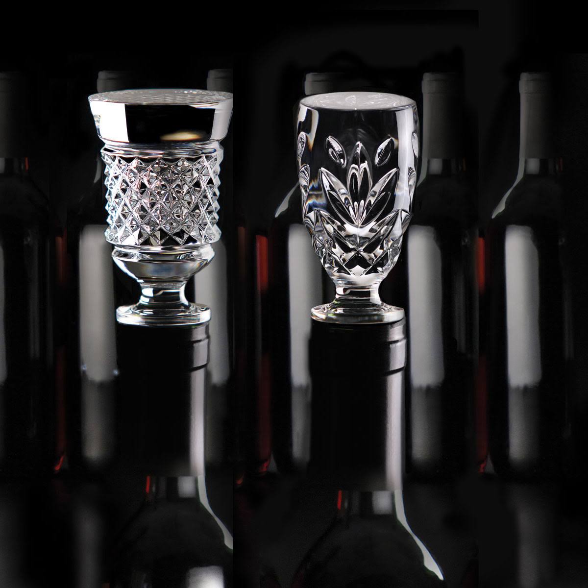 Crystal Wine Bottle Stoppers Set B22842