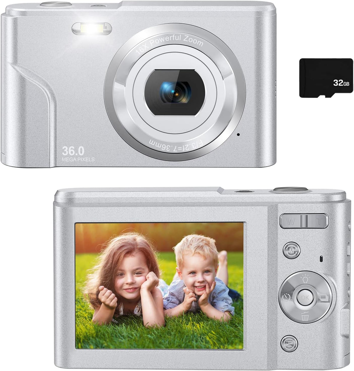 Kids Digital Camera with 32GB SD Card X9028