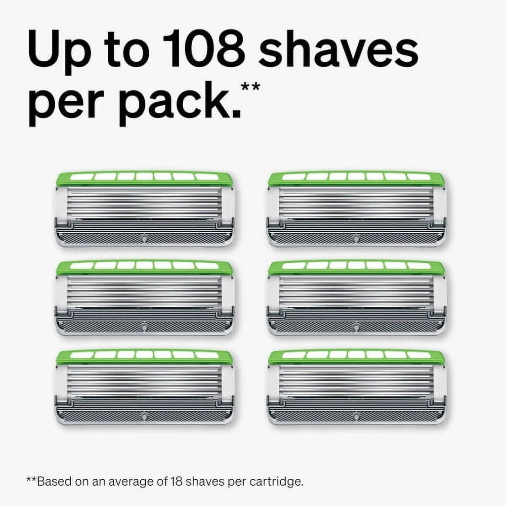Sensitive Razor Blade Refills, 6 ct P55832