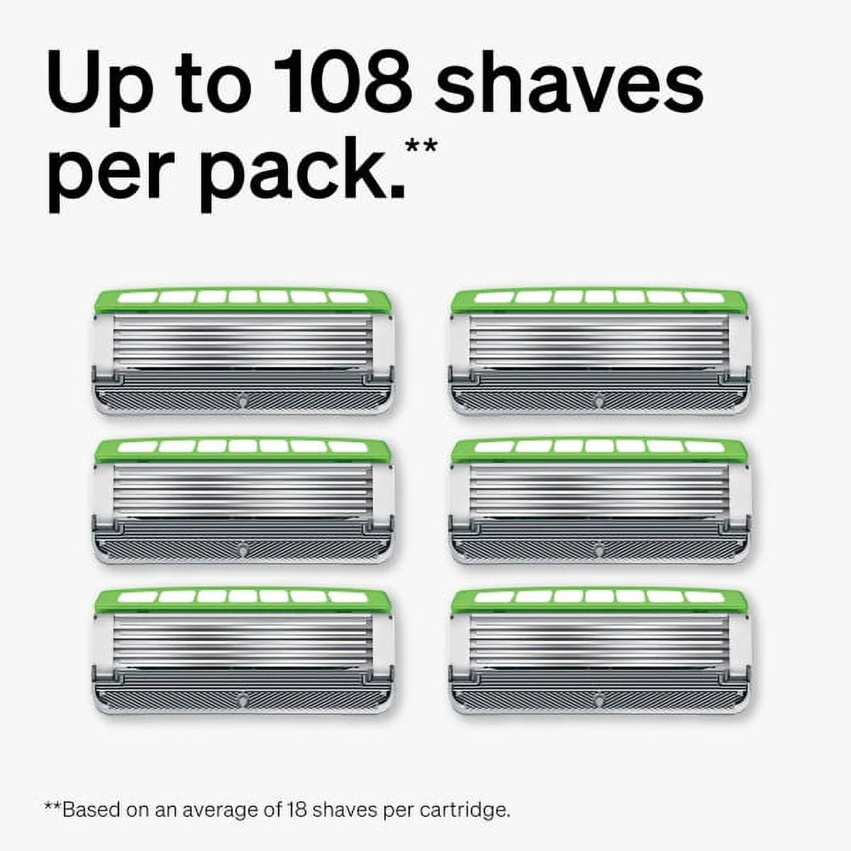 Sensitive Razor Blade Refills, 6 ct P55832