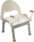 Adjustable Bath Safety Shower Chair with Back and Arm Rests I1066