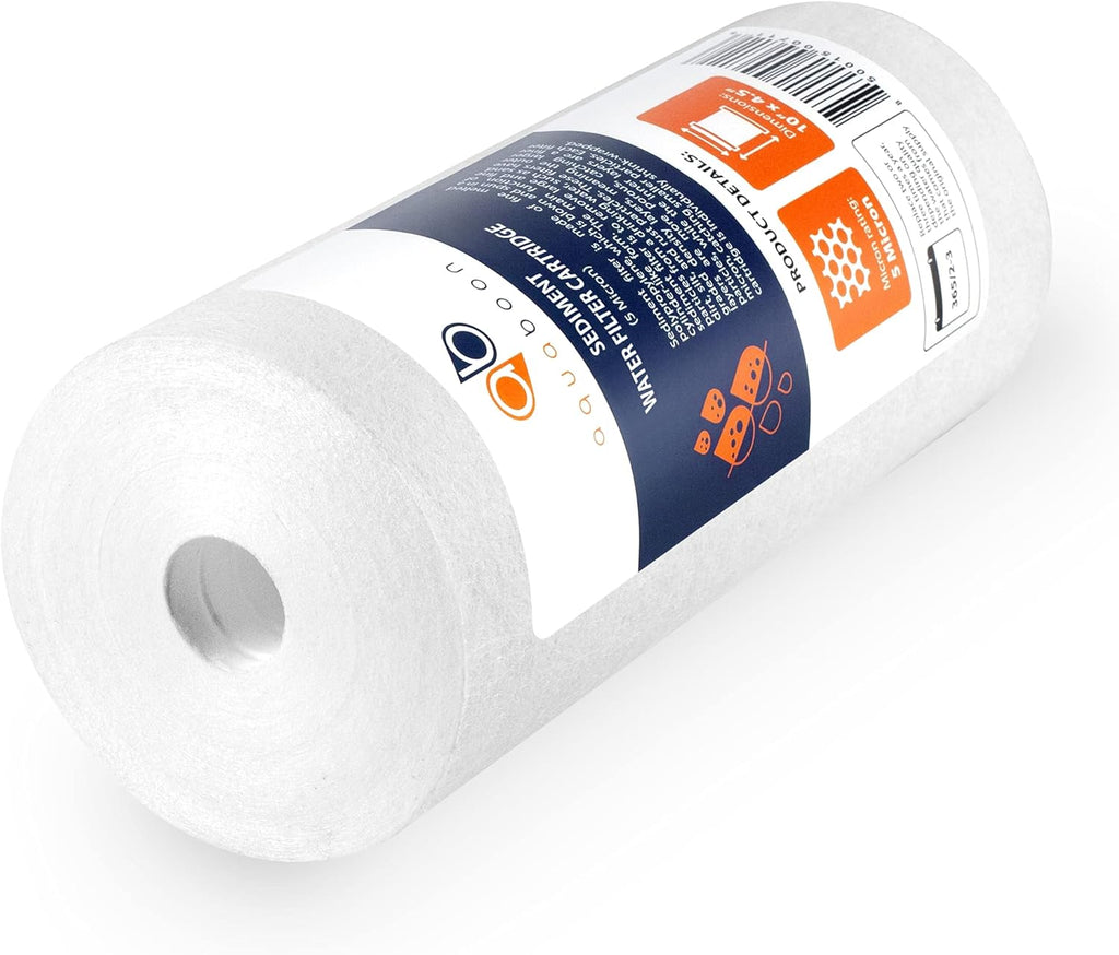 5 Micron 10 Sediment Water Filter Replacement Cartridge Pack of 2 U8083