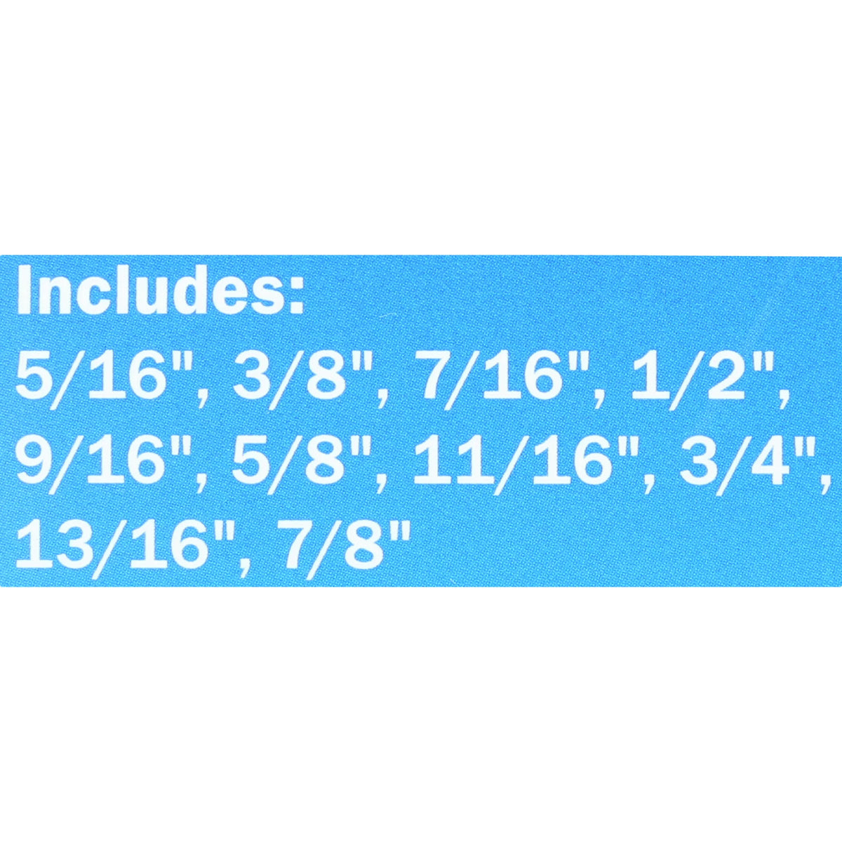 10-Piece 3/8-inch Drive SAE Impact Socket Set P107