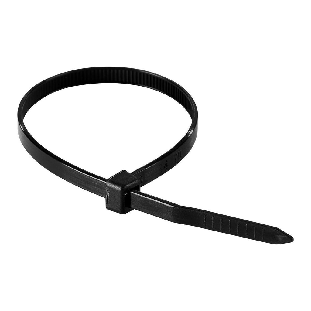 Black 8 in. 100-Pack Cable Ties S61705
