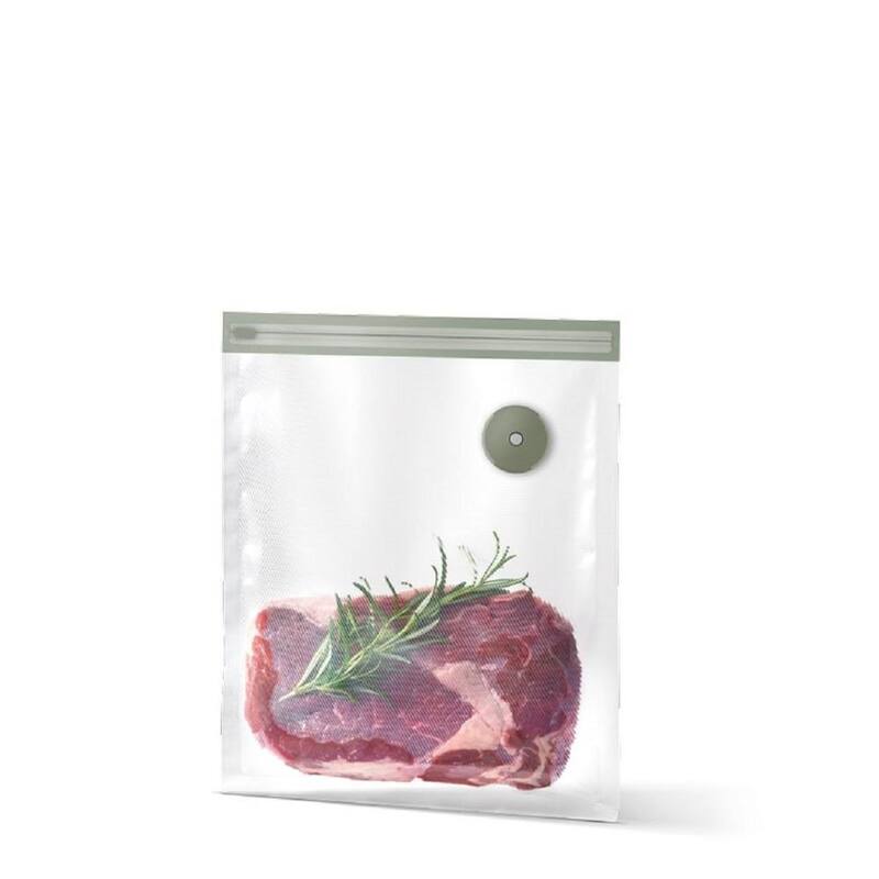 Grey Food Vacuum Sealer with Pump Starter Kit E278522