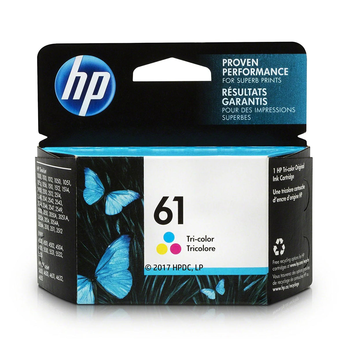HP 61 Tri-color Ink Cartridge 2 Pack N273