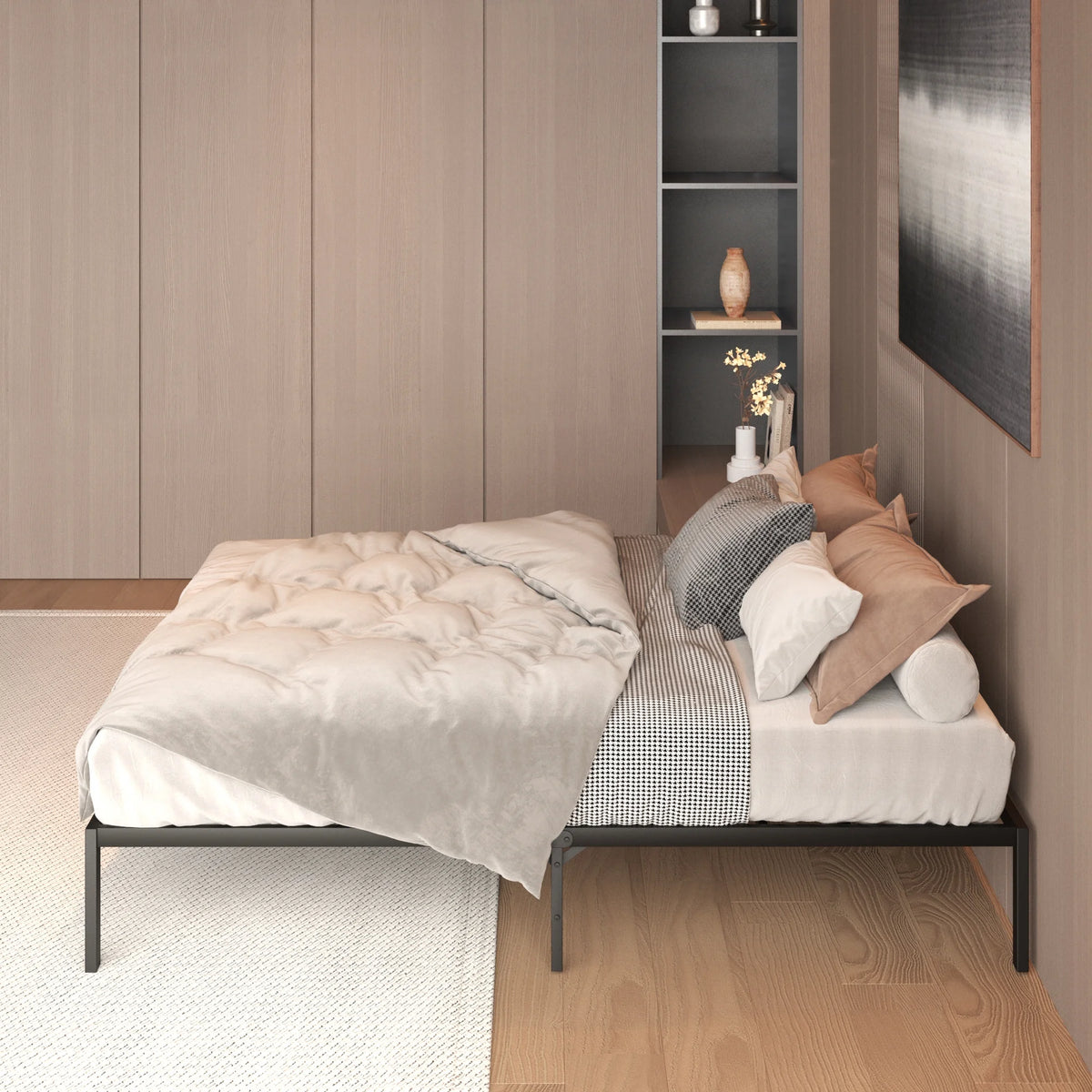 Twin Size Metal Bed Frame F8170