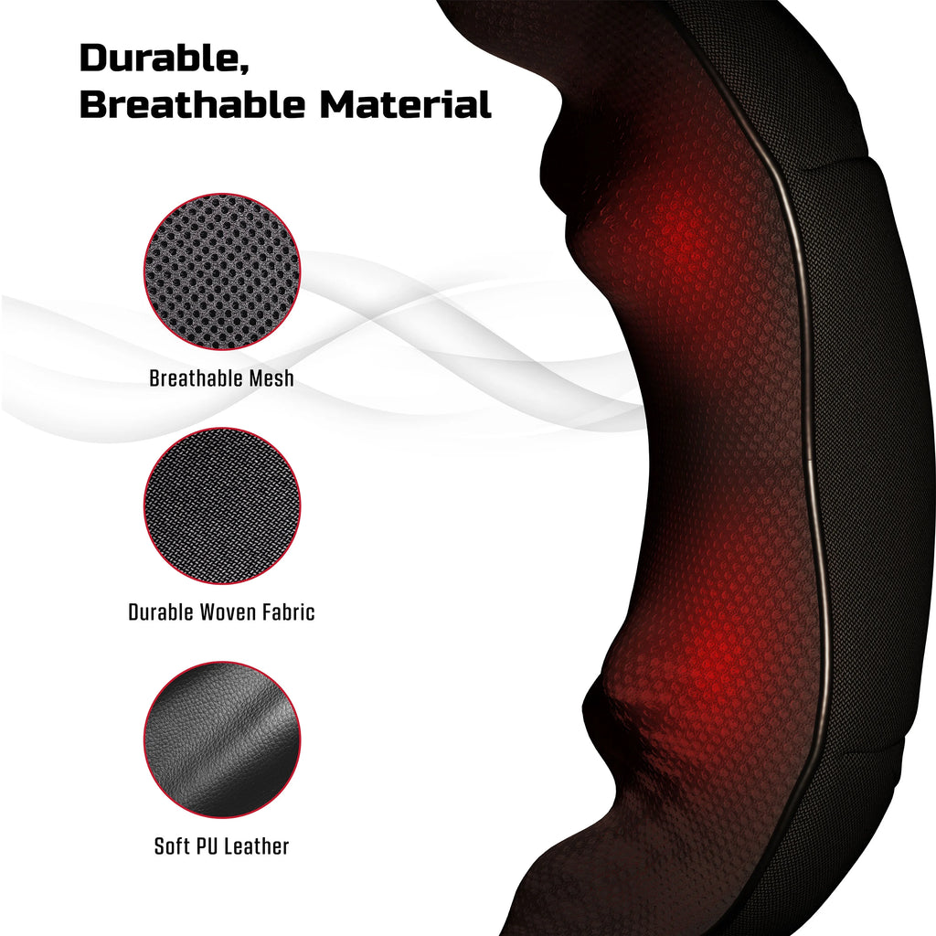 Cordless 3D Shiatsu Neck and Back Massager with Heat N19770