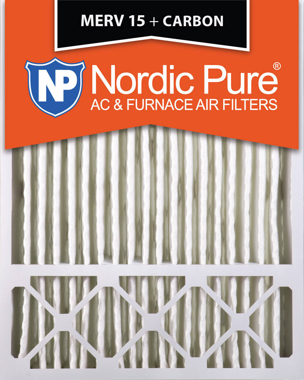 20x25x5 MERV 15 Pleated Carbon Air Filter 1 Pack S99351