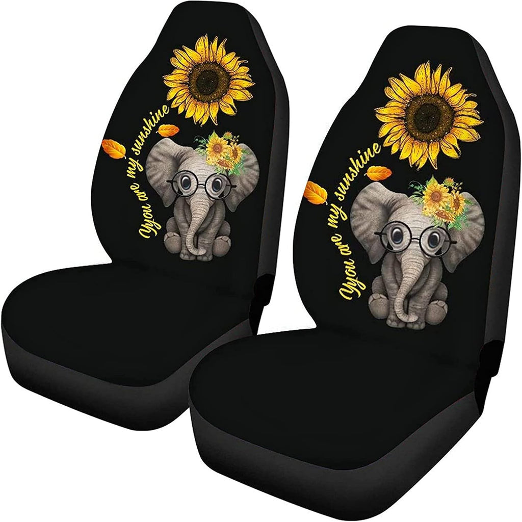 Animal Sea Turtle Print Car Seat Covers Pack of 2 J611
