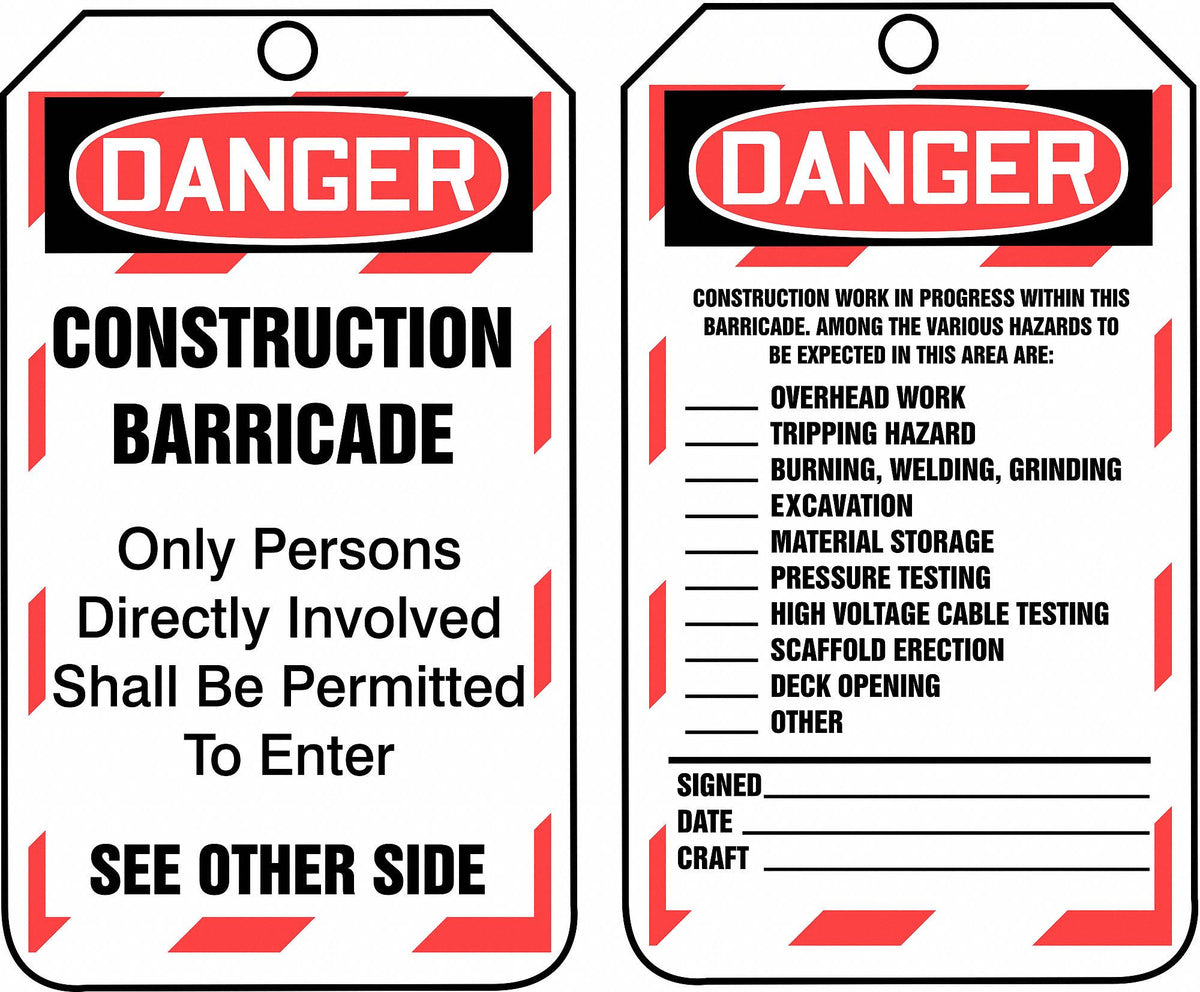Barricade Tag Q9685