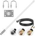 5.8 dBi Omni-Directional Fiberglass LoRa Antenna with 10ft Coaxial Cable S694