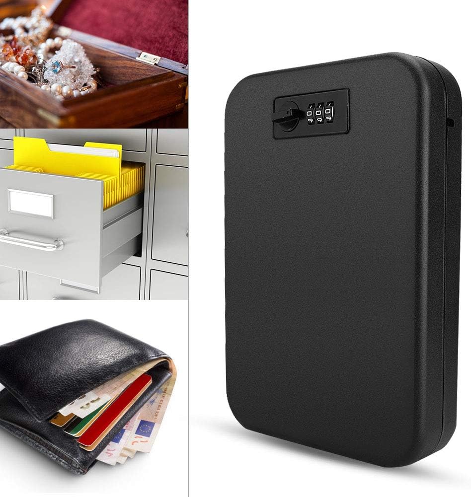 Portable Fireproof Waterproof Security Case with Key Lock S6692