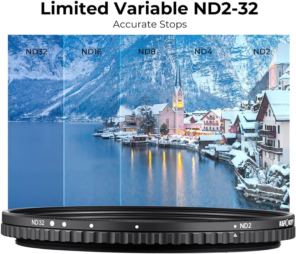 62mm Variable ND Camera Lens Filter A4785