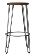 Natural Metal Barstool B1478