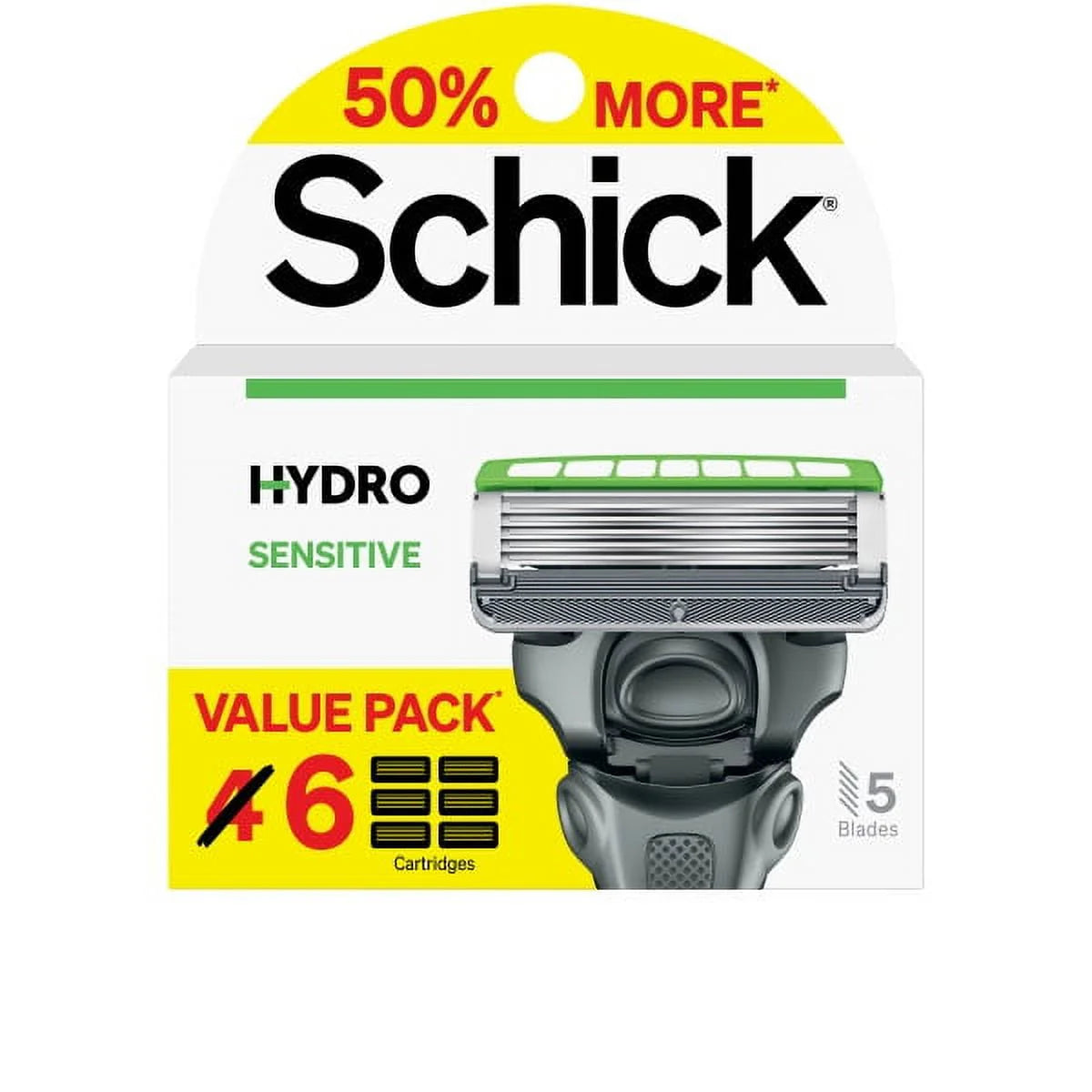 Sensitive Razor Blade Refills, 6 ct P55832