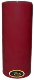Creme Brulee Pillar Candle 4x9 X7337