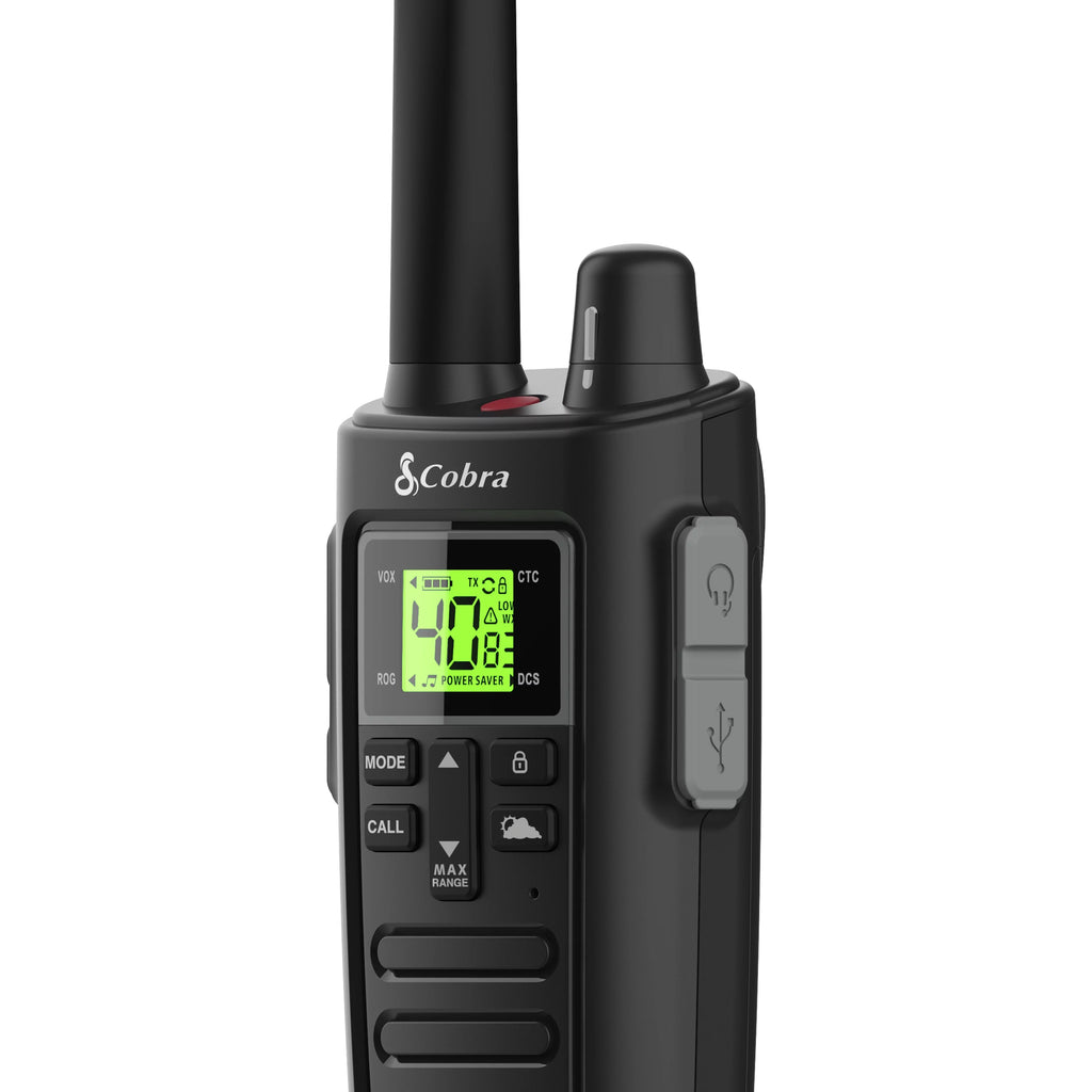 Two-Way Radios Pair Water Resistant Walkie Talkies 40 Channels J1804